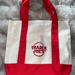 Red and White Trader Joe’s Tote Bag
